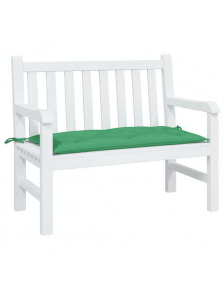 Cuscino per Panca Verde 110x50x7 cm in Tessuto Oxford