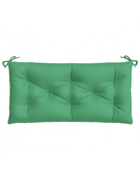 Cuscino per Panca Verde 110x50x7 cm in Tessuto Oxford