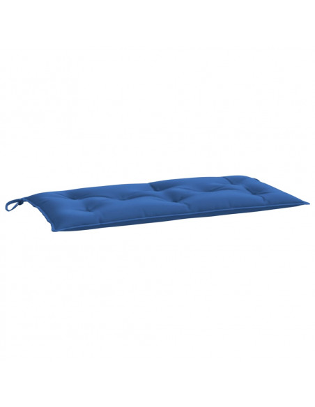 Cuscini Panca Giardino 2pz Blu Reale 100x50x7 cm Tessuto Oxford