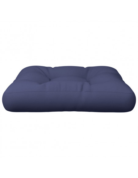 Cuscino per Pallet Blu Marino 50x50x12 cm in Tessuto