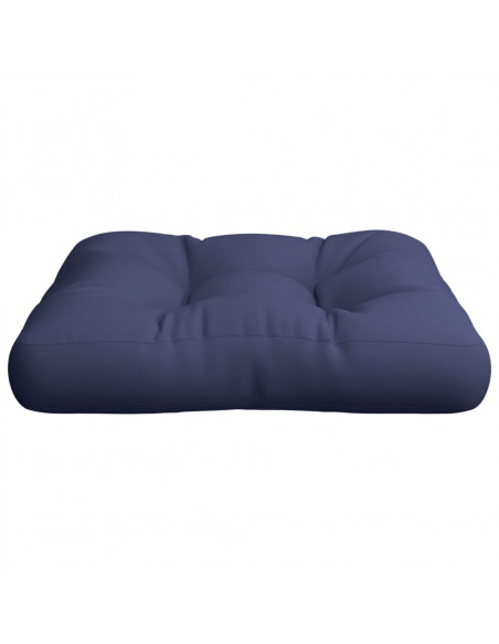 Cuscino per Pallet Blu Marino 50x50x12 cm in Tessuto