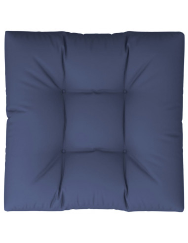 Cuscino per Pallet Blu Marino 80x80x12 cm in Tessuto