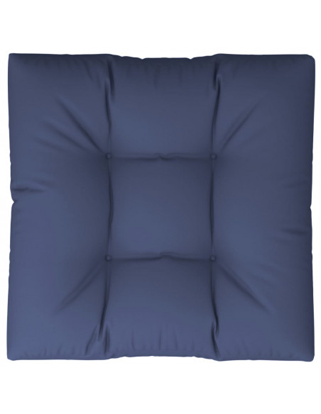 Cuscino per Pallet Blu Marino 80x80x12 cm in Tessuto