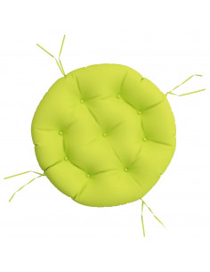 Cuscino Rotondo Verde Chiaro Ø 60x11 cm in Tessuto Oxford 2