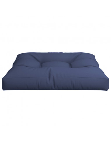 Cuscino per Pallet Blu Marino 70x70x12 cm in Tessuto