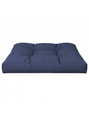 Cuscino per Pallet Blu Marino 70x70x12 cm in Tessuto