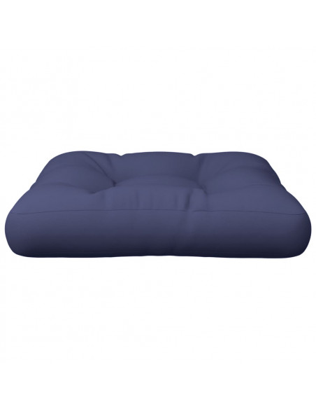 Cuscino per Pallet Blu Marino 58x58x10 cm in Tessuto Oxford