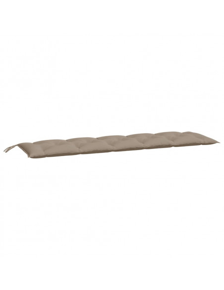 Cuscino per Panca Tortora 180x50x7 cm in Tessuto Oxford