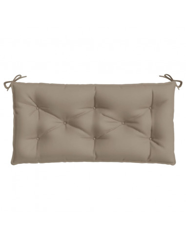 Cuscino per Panca Tortora 100x50x7 cm in Tessuto Oxford