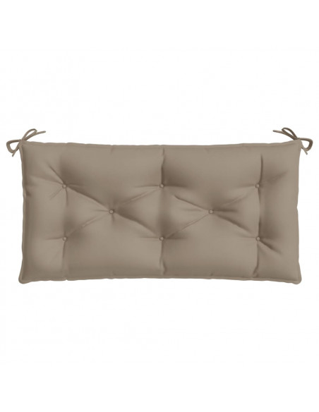 Cuscino per Panca Tortora 100x50x7 cm in Tessuto Oxford