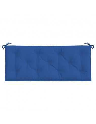Cuscino per Panca Blu 120x50x7 cm in Tessuto Oxford