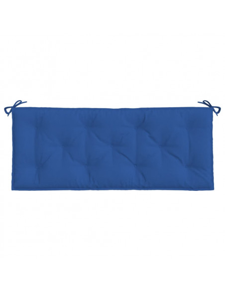 Cuscino per Panca Blu 120x50x7 cm in Tessuto Oxford