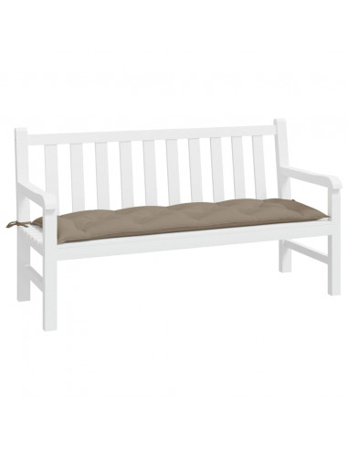 Cuscino per Panca Tortora 150x50x3 cm in Tessuto Oxford