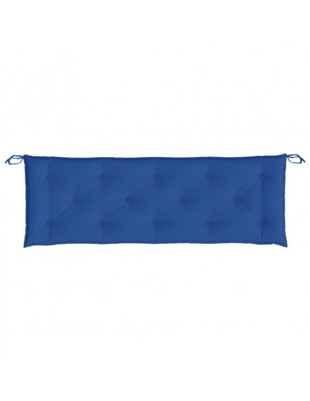Cuscino per Panca Giardino Blu Reale 150x50x7 cm Tessuto Oxford