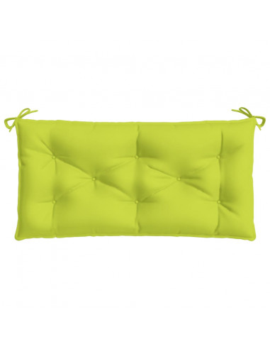 Cuscino per Panca Verde Brillante 100x50x7 cm in Tessuto Oxford