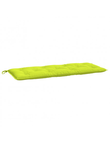 Cuscino per Panca Verde Brillante 120x50x7 cm in Tessuto Oxford