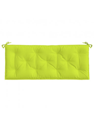 Cuscino per Panca Verde Brillante 120x50x7 cm in Tessuto Oxford