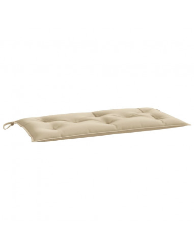 Cuscino per Panca Beige 100x50x7 cm in Tessuto Oxford