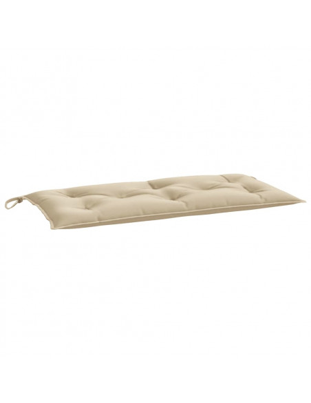 Cuscino per Panca Beige 100x50x7 cm in Tessuto Oxford