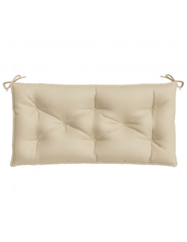 Cuscino per Panca Beige 100x50x7 cm in Tessuto Oxford