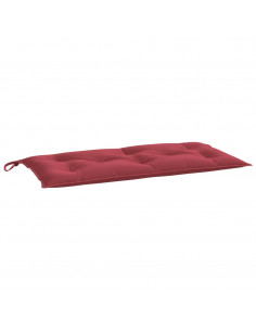 Cuscino per Panca Rosso Vino 100x50x7 cm in Tessuto Oxford 2