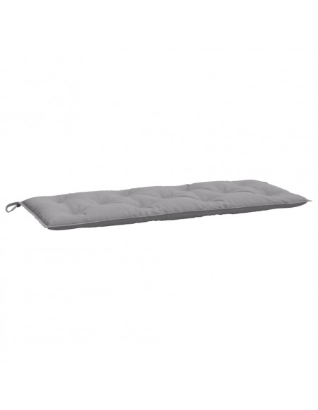 Cuscino per Panca Grigio 120x50x7 cm in Tessuto Oxford