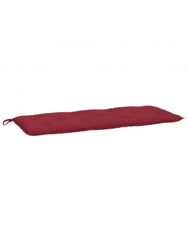 Cuscino per Panca Rosso Vino 120x50x7 cm in Tessuto Oxford