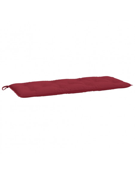 Cuscino per Panca Rosso Vino 120x50x7 cm in Tessuto Oxford