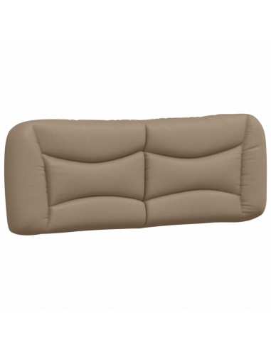 Letto con Materasso Cappuccino 140x190cm Similpelle