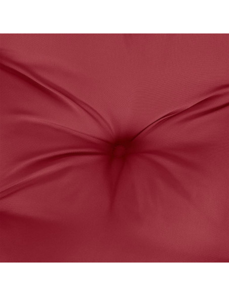 Cuscino per Panca Rosso Vino 180x50x7 cm in Tessuto Oxford