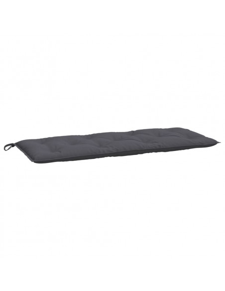 Cuscino per Panca Antracite 120x50x7 cm in Tessuto Oxford