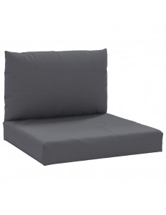 Cuscini per Pallet 2 pz Antracite in Tessuto Oxford 2