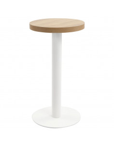 Tavolo da Bistrot Marrone Chiaro 40 cm in MDF 2