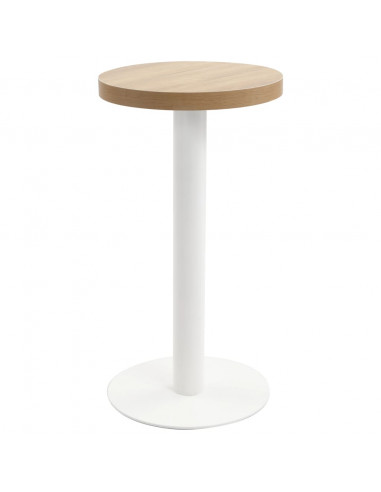 Tavolo da Bistrot Marrone Chiaro 40 cm in MDF