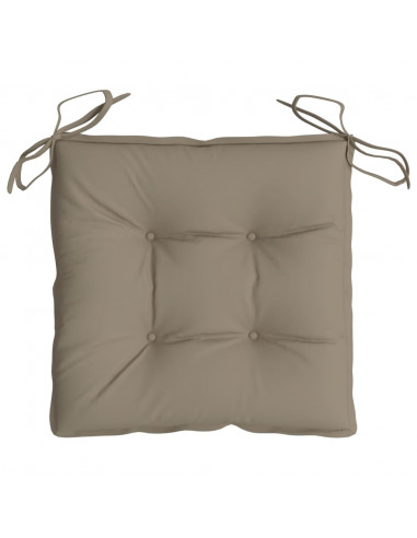 Cuscini per Pallet 4 pz Tortora 50x50x7 cm Tessuto Oxford