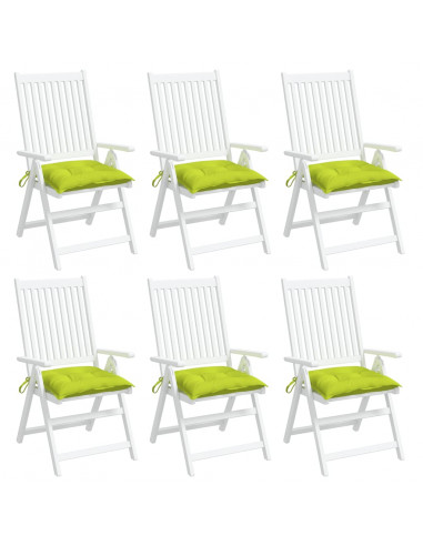 Cuscini per Pallet 6 pz Verde Chiaro 50x50x7 cm Tessuto Oxford