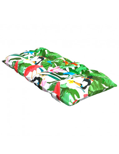 Cuscini Sedia Schienale Basso 4pz Multicolore in Tessuto Oxford