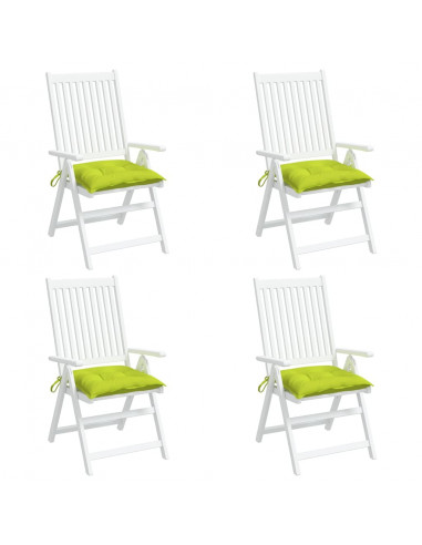Cuscini per Pallet 4 pz Verde Chiaro 50x50x7 cm Tessuto Oxford