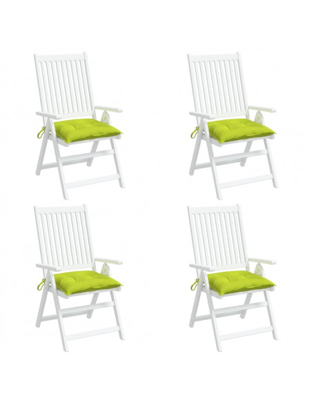 Cuscini per Pallet 4 pz Verde Chiaro 50x50x7 cm Tessuto Oxford