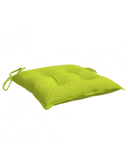 Cuscini per Pallet 4 pz Verde Chiaro 50x50x7 cm Tessuto Oxford