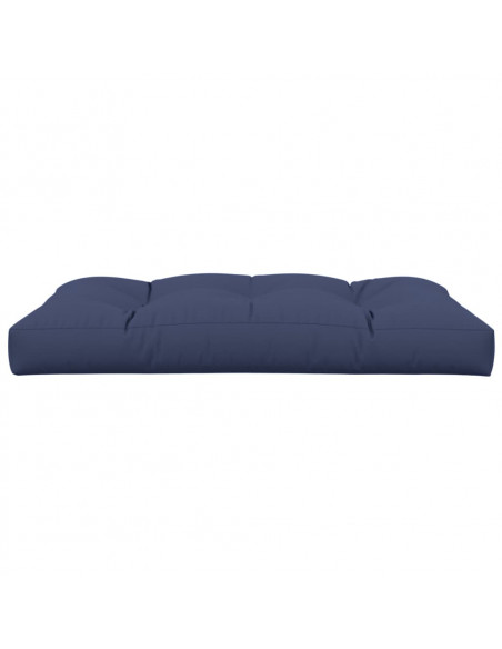 Cuscino per Pallet Blu Marino 120x80x12 cm in Tessuto