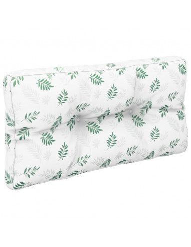 Cuscini per Pallet 2 pz Motivo a Foglie Tessuto
