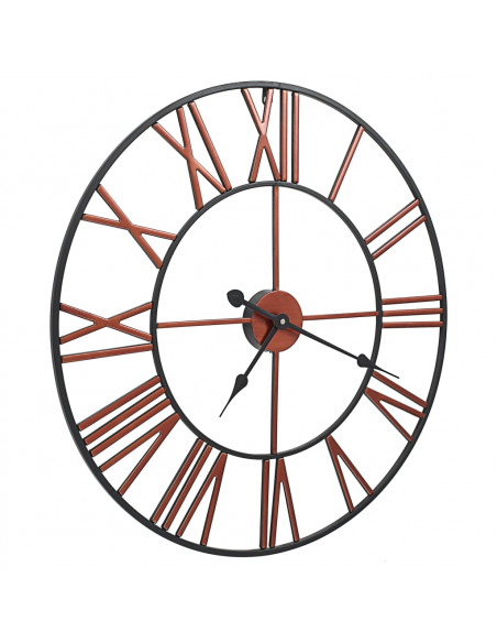 Orologio da Parete in Metallo 58 cm Rosso