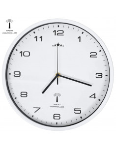 Orologio a Parete Radiocontrollato Movimento Quarzo 31cm Bianco 2