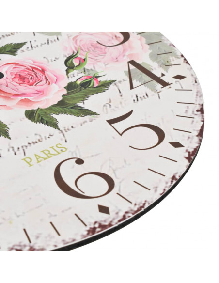Orologio da Parete Vintage Fiore 30 cm