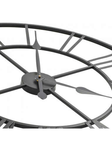 Orologio da Parete Vintage al Quarzo in Metallo 80cm XXL