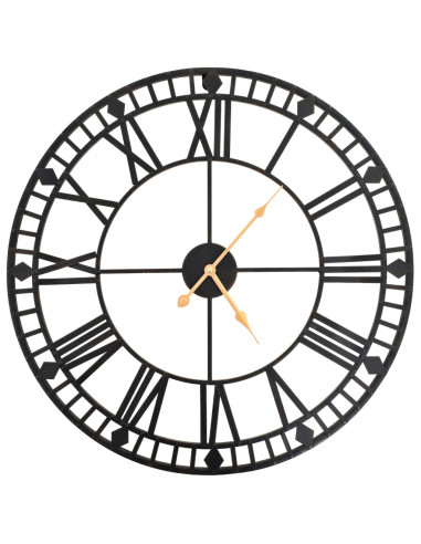 Orologio da Parete Vintage al Quarzo in Metallo 60 cm XXL