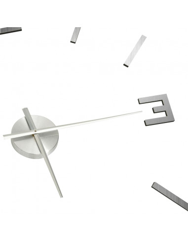 Orologio da Parete 3D Design Moderno Argento 100 cm XXL