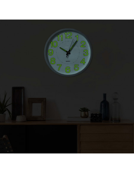 Orologio da Parete Luminoso Bianco 30 cm