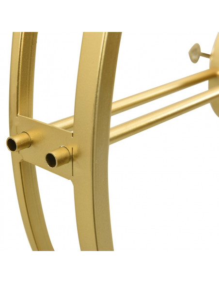 Orologio da Parete Oro 52 cm in Ferro